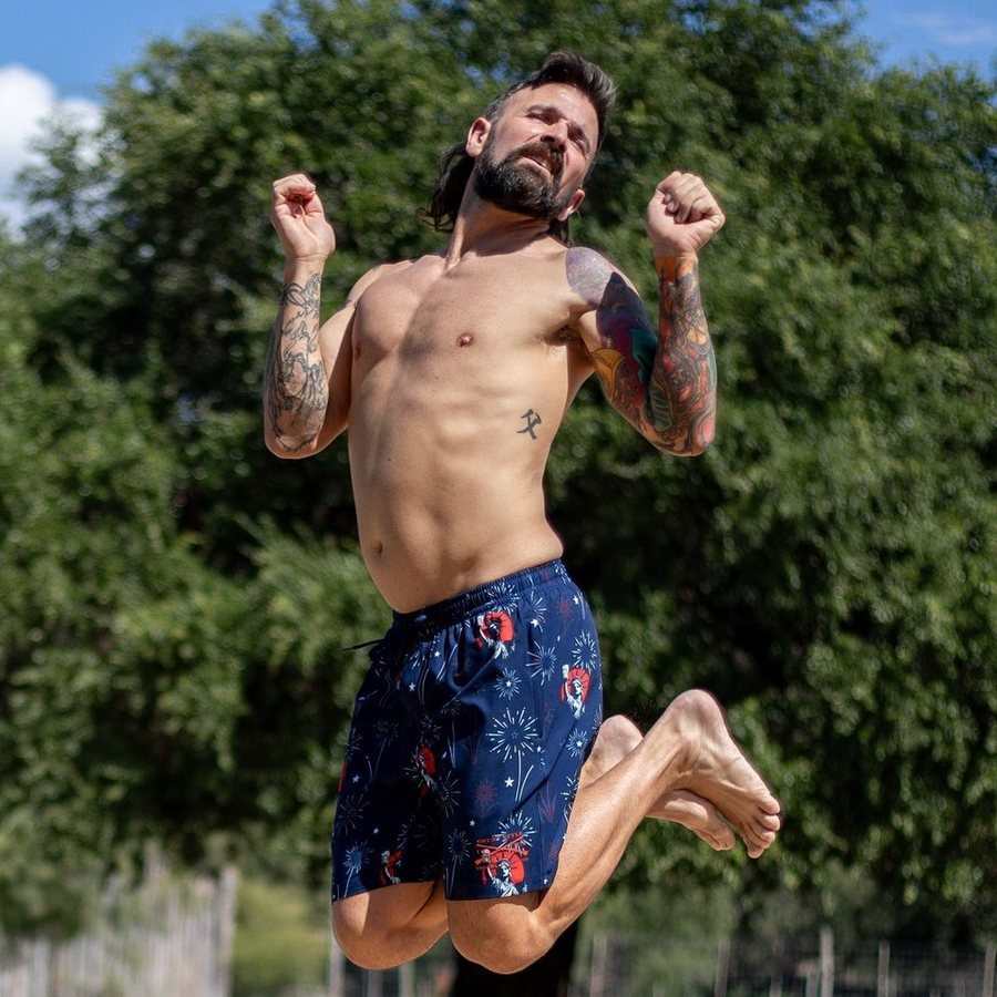 Grunt Trunks Men's Swim Shorts - Quick Dry, Comfortable & Stylish for Beach, Pool & Summer Vacation
