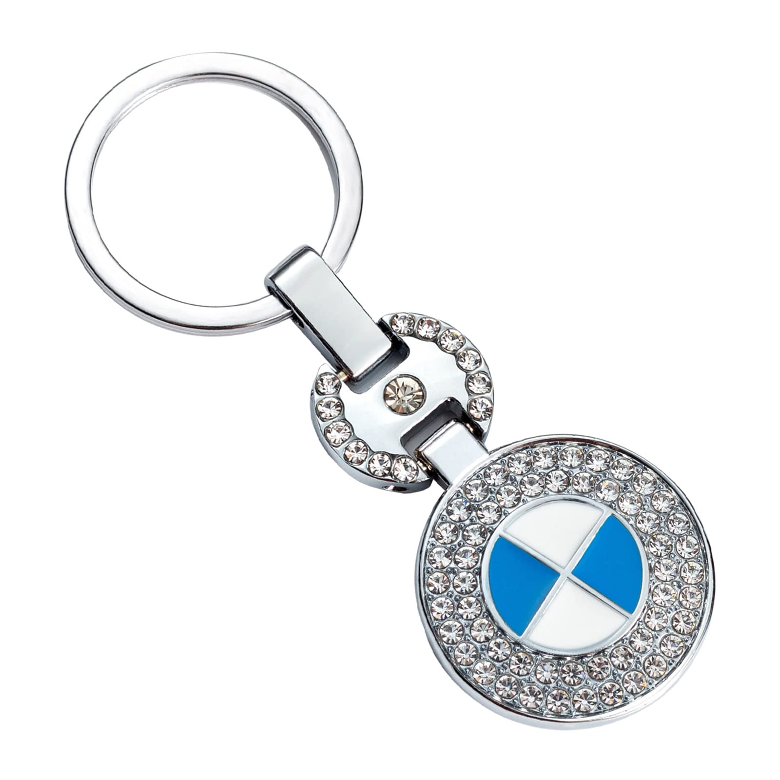 Sparkling Rhinestone Keychain for Car Keys - Stylish Bling Keyring Accessory for Women & Men | Perfect for Keyrings, Purse Charms & Gift Giving