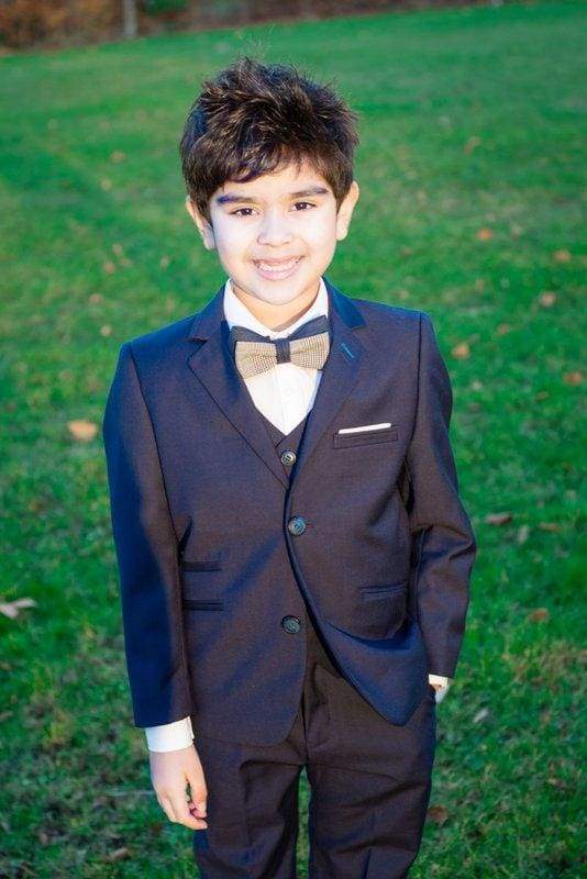 Cavani Boys Jefferson 3-Piece Navy Slim Fit Suit Set - Formal Wear for Weddings, School Dances & Special Occasions