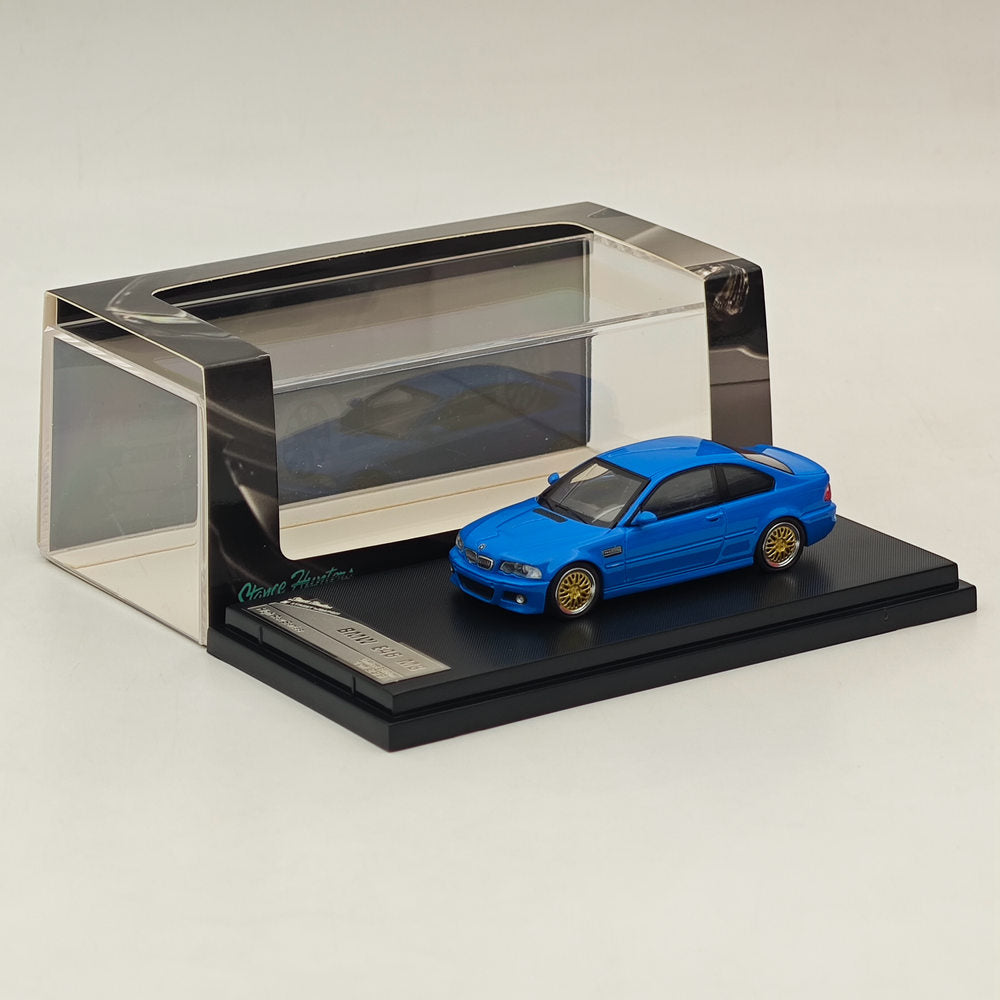 1:64 Scale BMW E46 M3 Blue Diecast Model Car - High Rev Series Collectible Toy for Adults | Perfect for Display, Car Enthusiast Gifts & Diecast Collections
