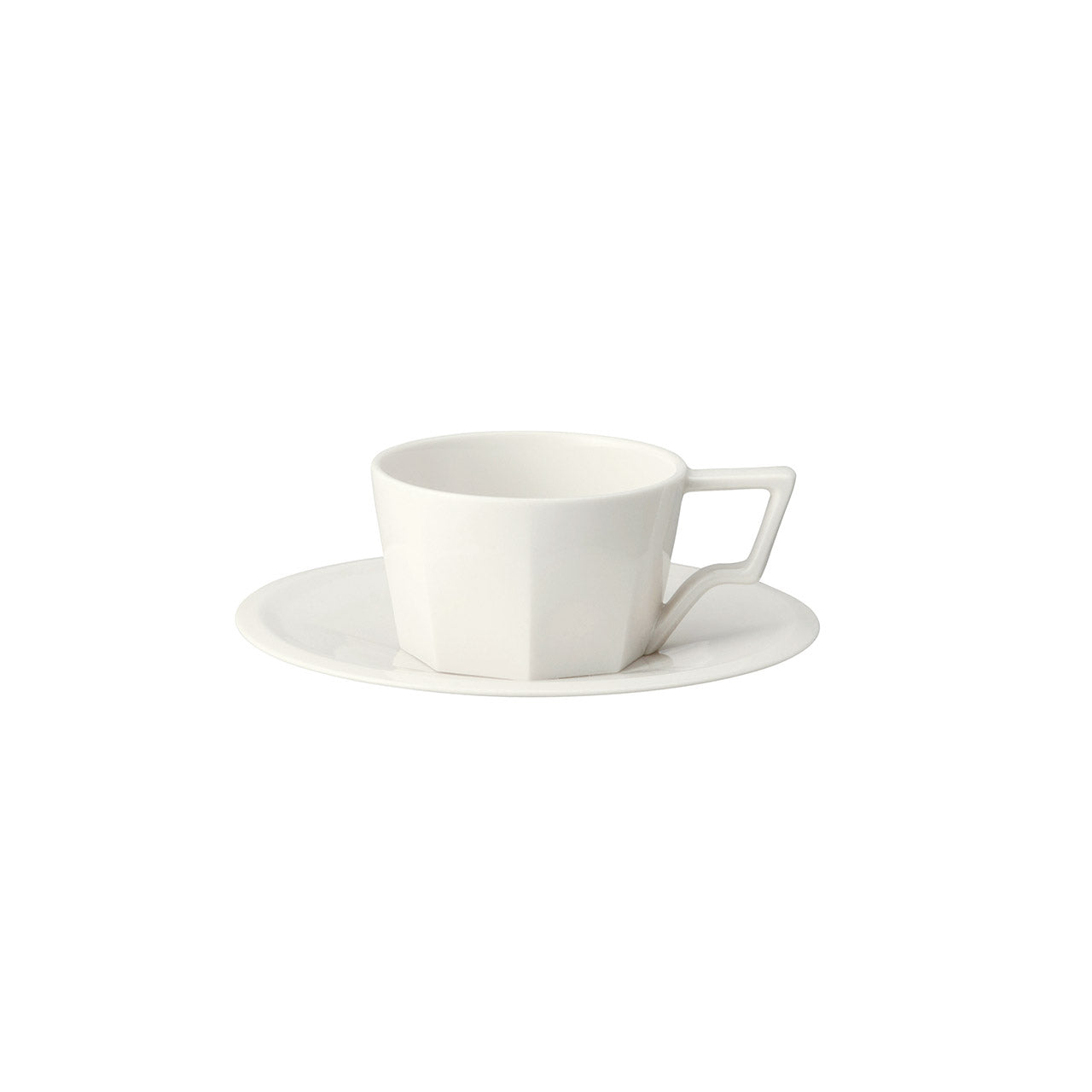 Premium Octagonal Tea Cup and Saucer Set - Elegant Porcelain Tea Set for Afternoon Tea, Coffee, or Dessert - Perfect for Home, Office, or Gift Giving