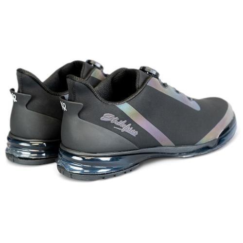 KR Strikeforce TPC Hype Black/Iridescent Unisex Bowling Shoes - Lightweight Comfort for League Play & Tournament Performance