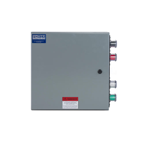 400A 240V Threaded Post Camlock Connection Box with Male Neutral - Heavy Duty Power Distribution for Construction Sites, Outdoor Events & Industrial Applications