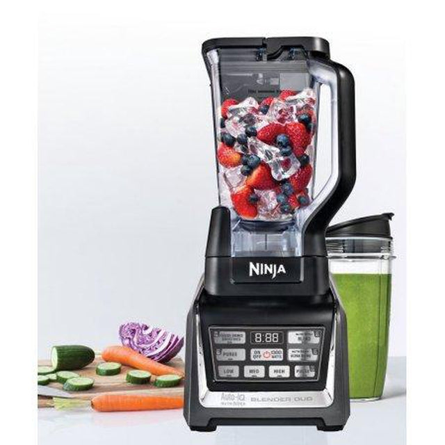 Ninja DUO with Auto iQ 7-Speed Blender - Professional Countertop Blender for Smoothies, Shakes & Food Prep - Powerful 1500W Motor - BPA-Free - Perfect for Kitchen, Gym & Healthy Lifestyle (BL641, Black)