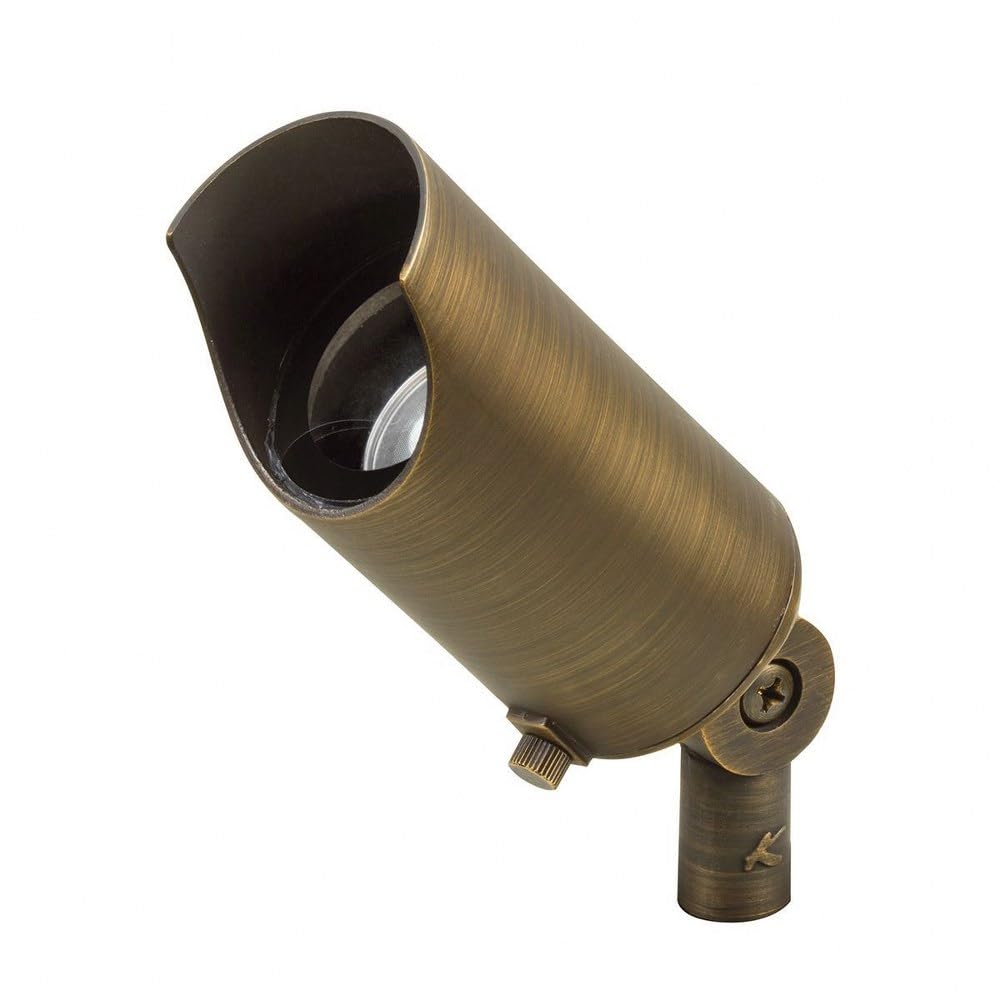 Kichler 15384CBR Modern One Light Wall Sconce - Brushed Brass Finish for Bedroom, Hallway, or Entryway Lighting Decor