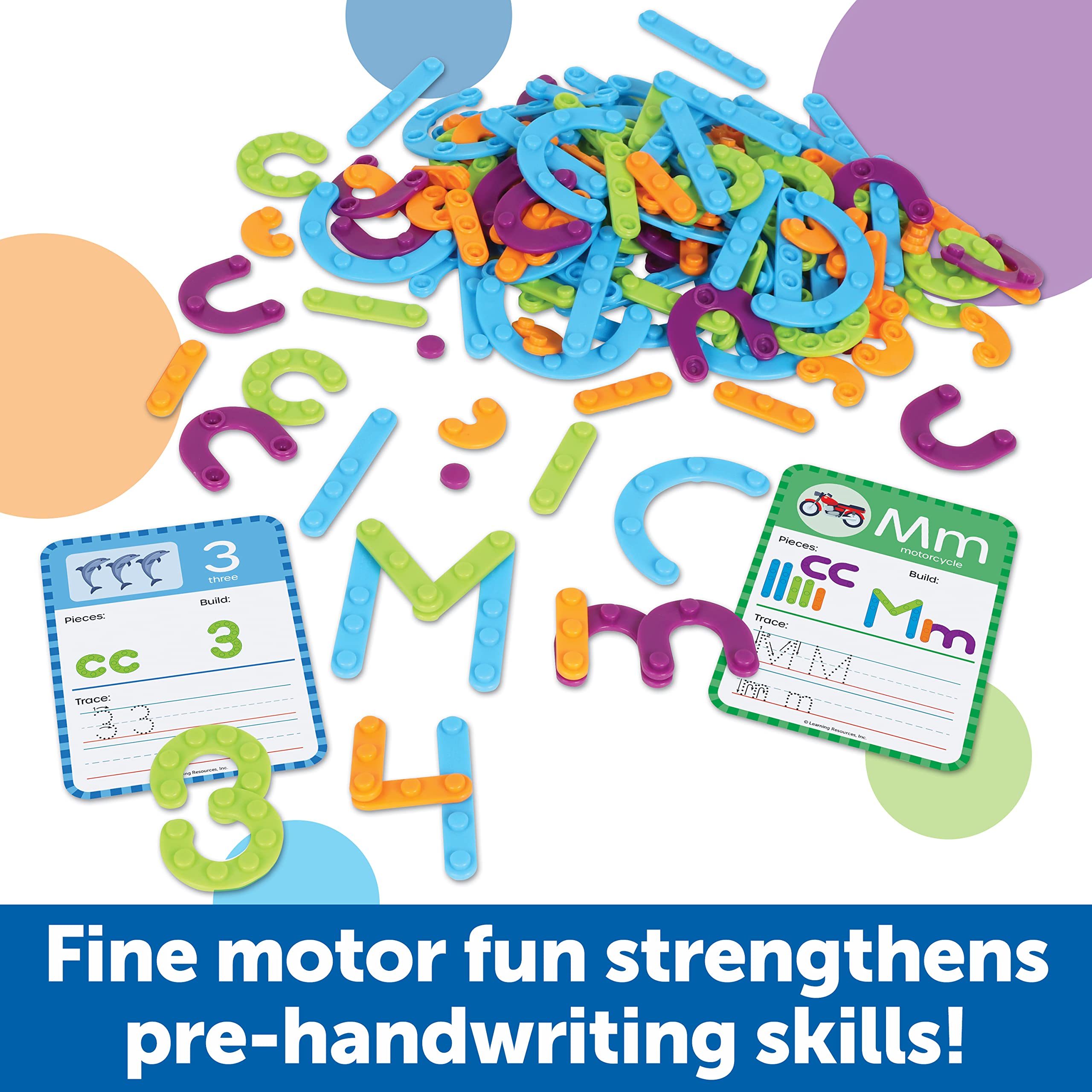 Skill Builders! Letter & Number Maker Classroom Set - Educational Alphabet & Math Learning Toys for Kids - Perfect for Preschool, Kindergarten & Homeschool Activities