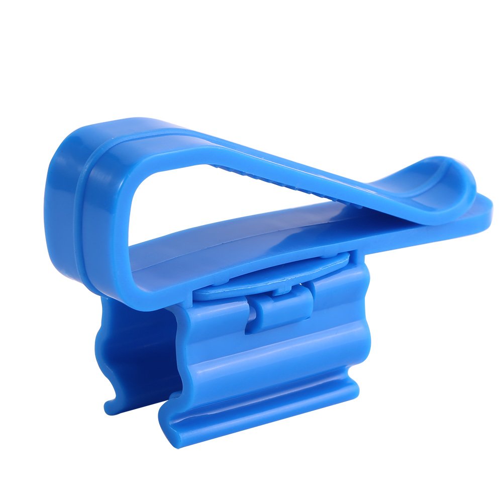 Fdit 2-Pack Aquarium Fish Tank Hose Holder Hanger - Water Pipe Tube Mounting Clip for 8-16mm Inflow & Outflow Pipes - Perfect for Freshwater/Saltwater Fish Tanks & Aquatic Systems