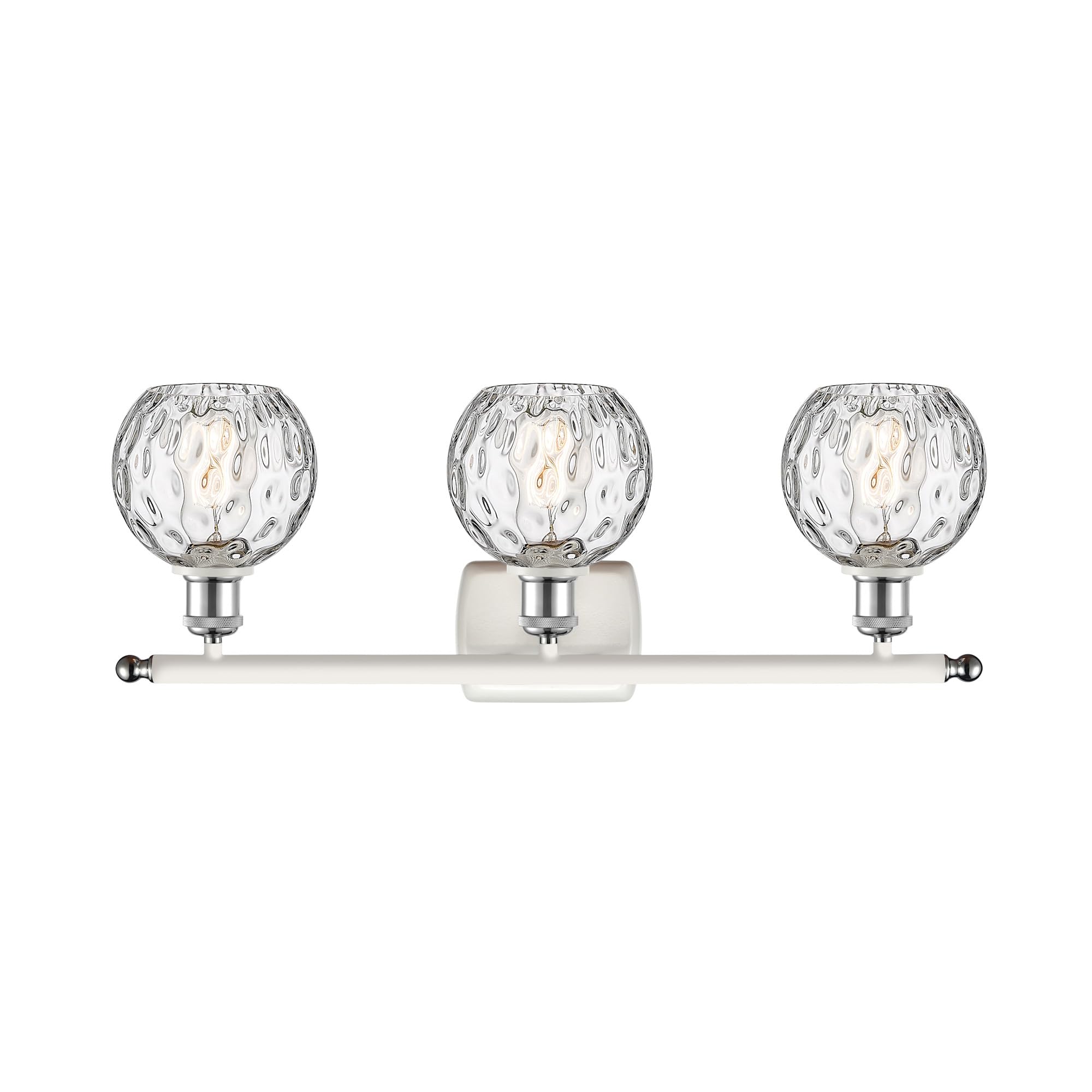 Innovations Lighting Athens Water Glass 3-Light Bathroom Vanity Light - Industrial Style, 11