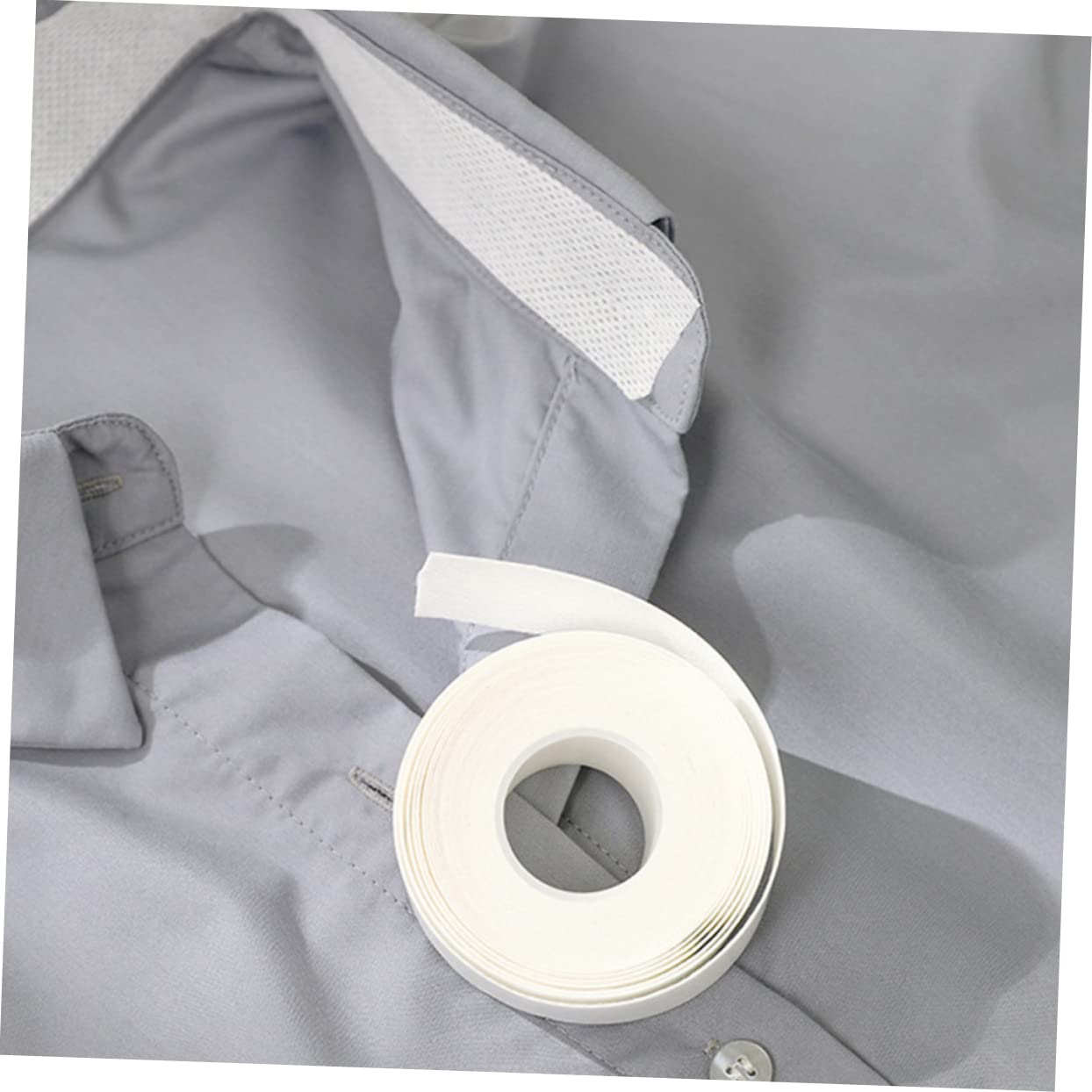 LIFKOME 6 Rolls Disposable Invisible Sweat Absorption Neck Liners for Shirts - Collar Protectors for Men & Women, Portable & Hygienic (6PCS) - Perfect for Work, Travel & Daily Wear