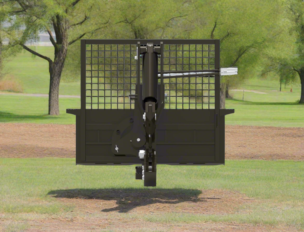 Skid Steer Adjustable Rotating Tree Shear Attachment - Heavy Duty 965091 for Land Clearing, Forestry & Brush Cutting