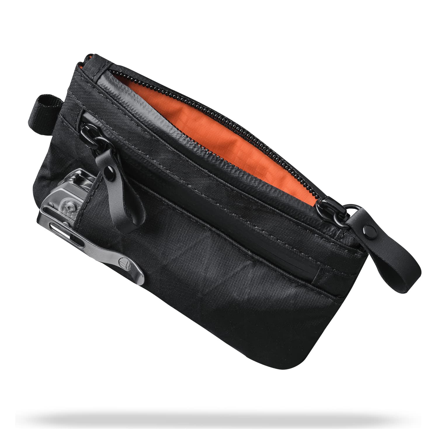 ALPAKA Zip Pouch Pro - Slim RFID Blocking Minimalist Wallet for Men - Secure Zippered Card Holder with Multi-Tool Slot | Perfect for Travel, Work & Everyday Carry (EDC)