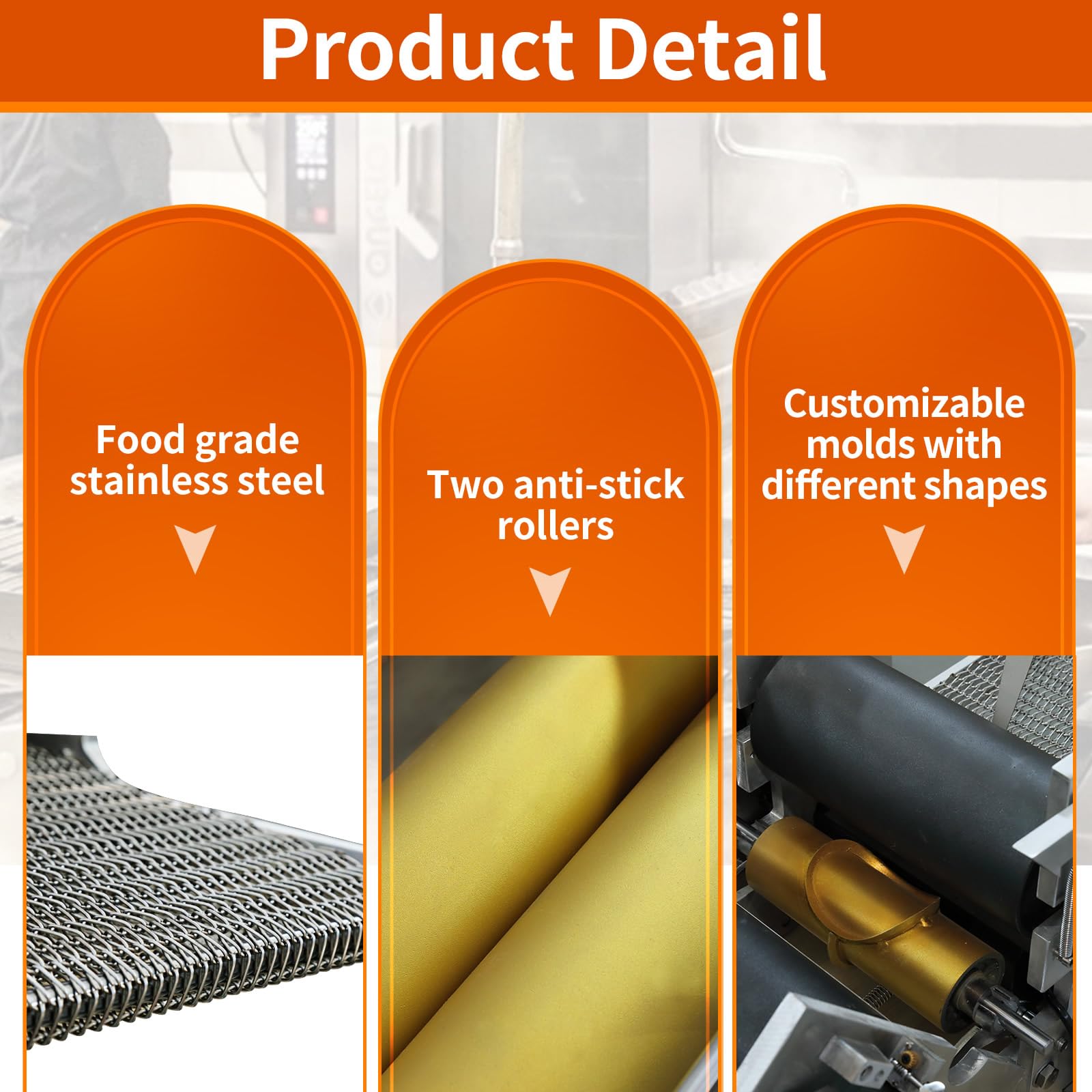 Commercial Automatic Tortilla Press Machine - Nonstick Electric Corn Tortilla Maker for Mexican Flatbread (4
