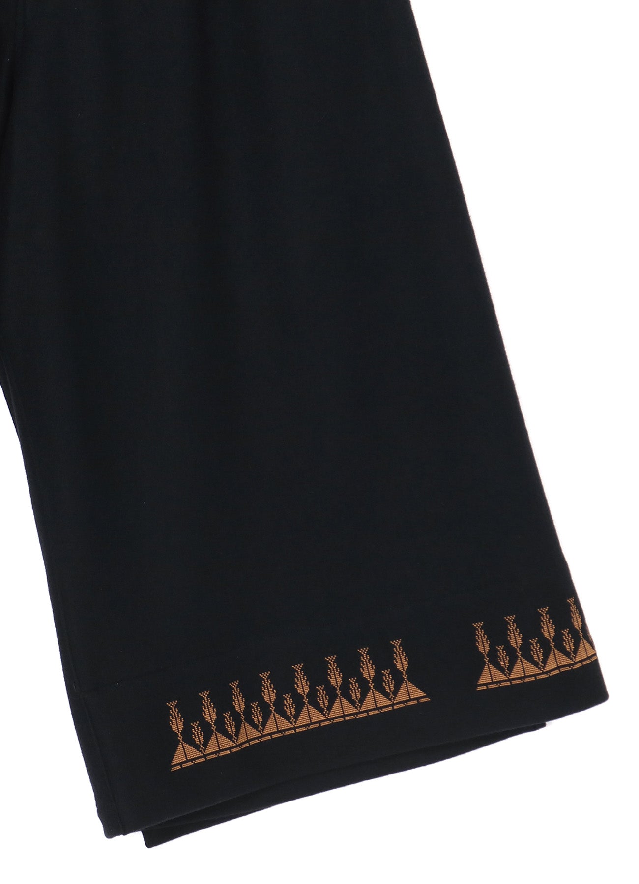 Stylish Compressed Jersey Ethnic Embroidered Wrap Pants for Women - Comfortable & Fashionable Yoga, Lounge, and Travel Pants