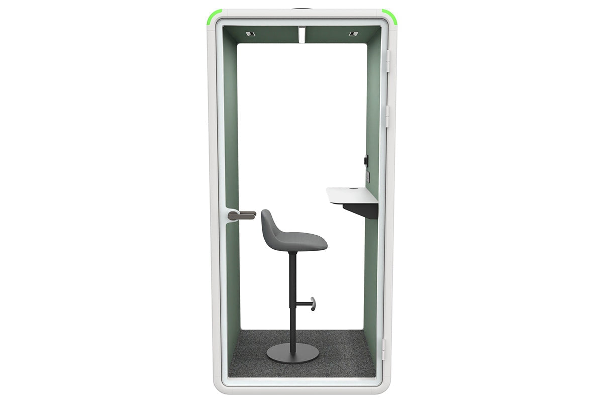 Soundproof Phone Booth with Echo Panel & Fabric - Portable Privacy Pod for Office, Home & Remote Work - Ideal for Calls, Meetings & Focus Sessions