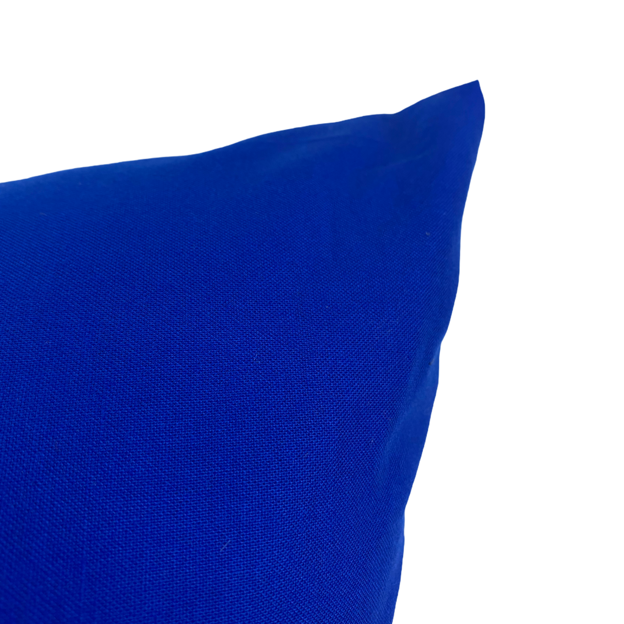 Premium Kona Cotton Ocean Blue Throw Pillow 20x20 Inches - Soft Decorative Cushion for Sofa, Bed & Home Decor