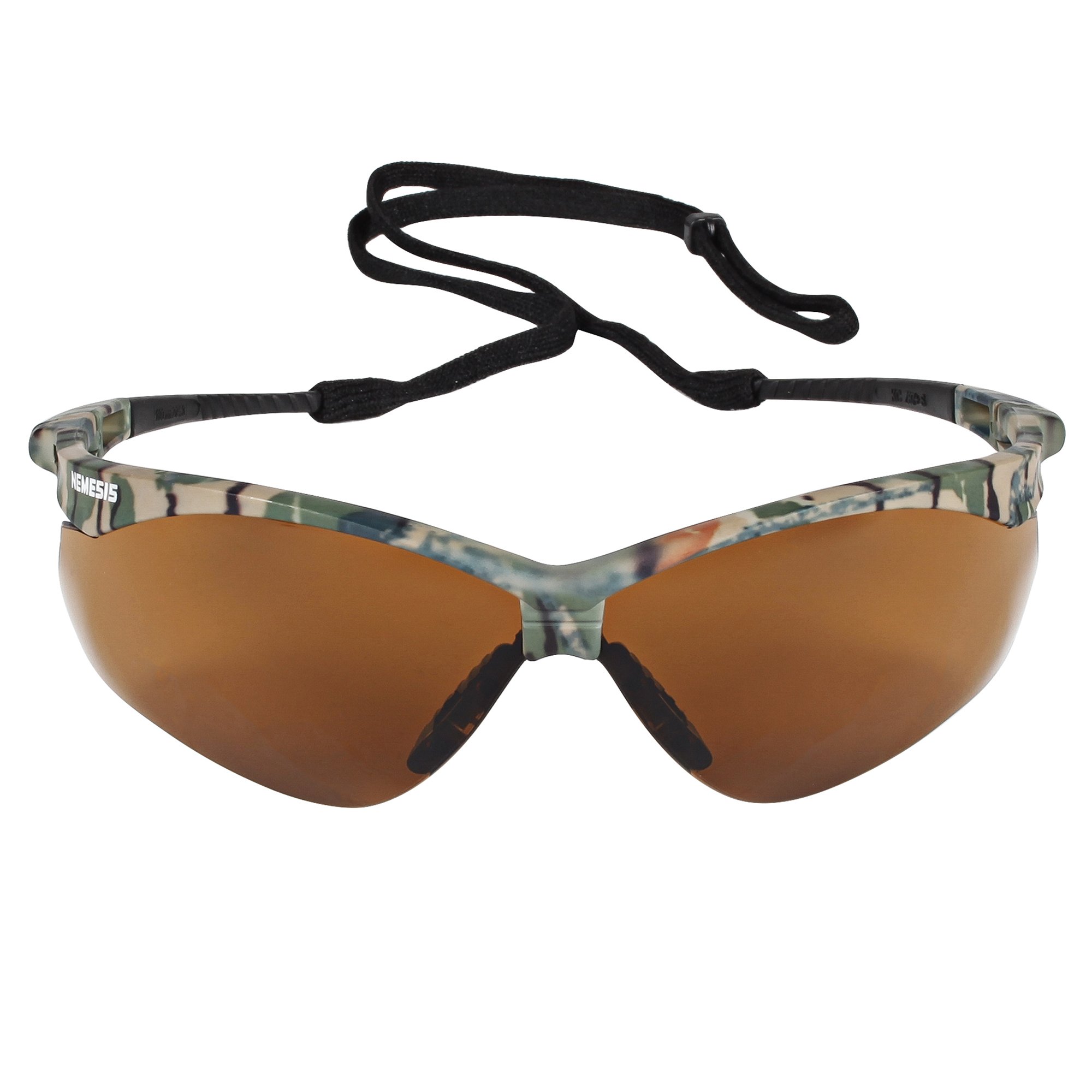 KleenGuard Nemesis CSA Safety Glasses (20386) - CSA Certified Protective Eyewear with Bronze Lens & Camo Frame - 12 Pairs/Case - Ideal for Construction, Woodworking & Industrial Safety Use