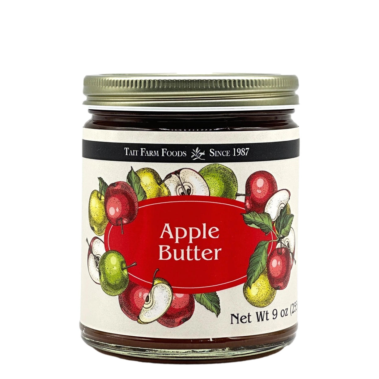 Organic Apple Butter 9 oz - Homemade Style, No Preservatives - Perfect for Toast, Pancakes & Baking - Gluten-Free & Vegan-Friendly