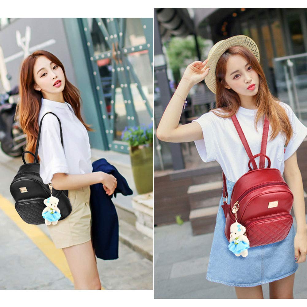 Stylish Women's Small Leather Backpack Purse - Cute Mini Backpack for Teen Girls, Designer Casual Daypack for Travel, School & Everyday Use