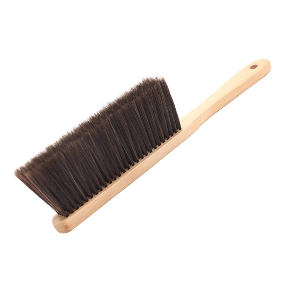 ULTECHNOVO Soft Bristle Cleaning Brush with Wooden Handle - Dust & Lint Remover for Bed, Sofa, Clothes, Furniture & Car - Perfect for Home Cleaning, Pet Hair Removal & Auto Detailing