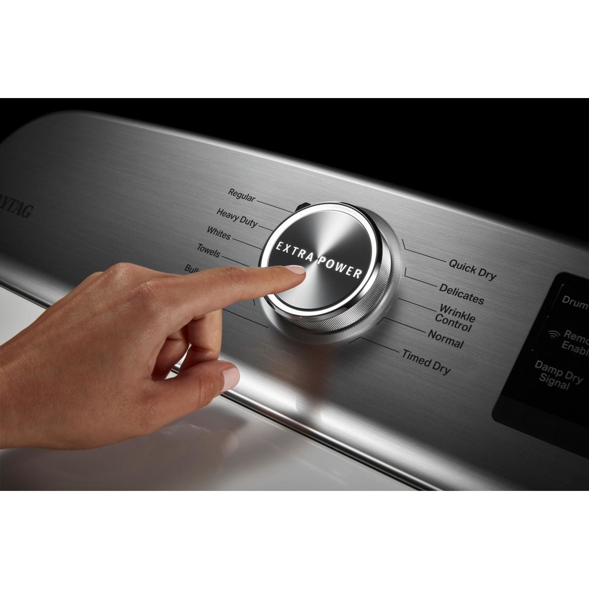 Maytag YMED6230HW 7.0 Cu. Ft. White Electric Dryer - Energy Efficient, Large Capacity for Family Laundry & Bulk Loads