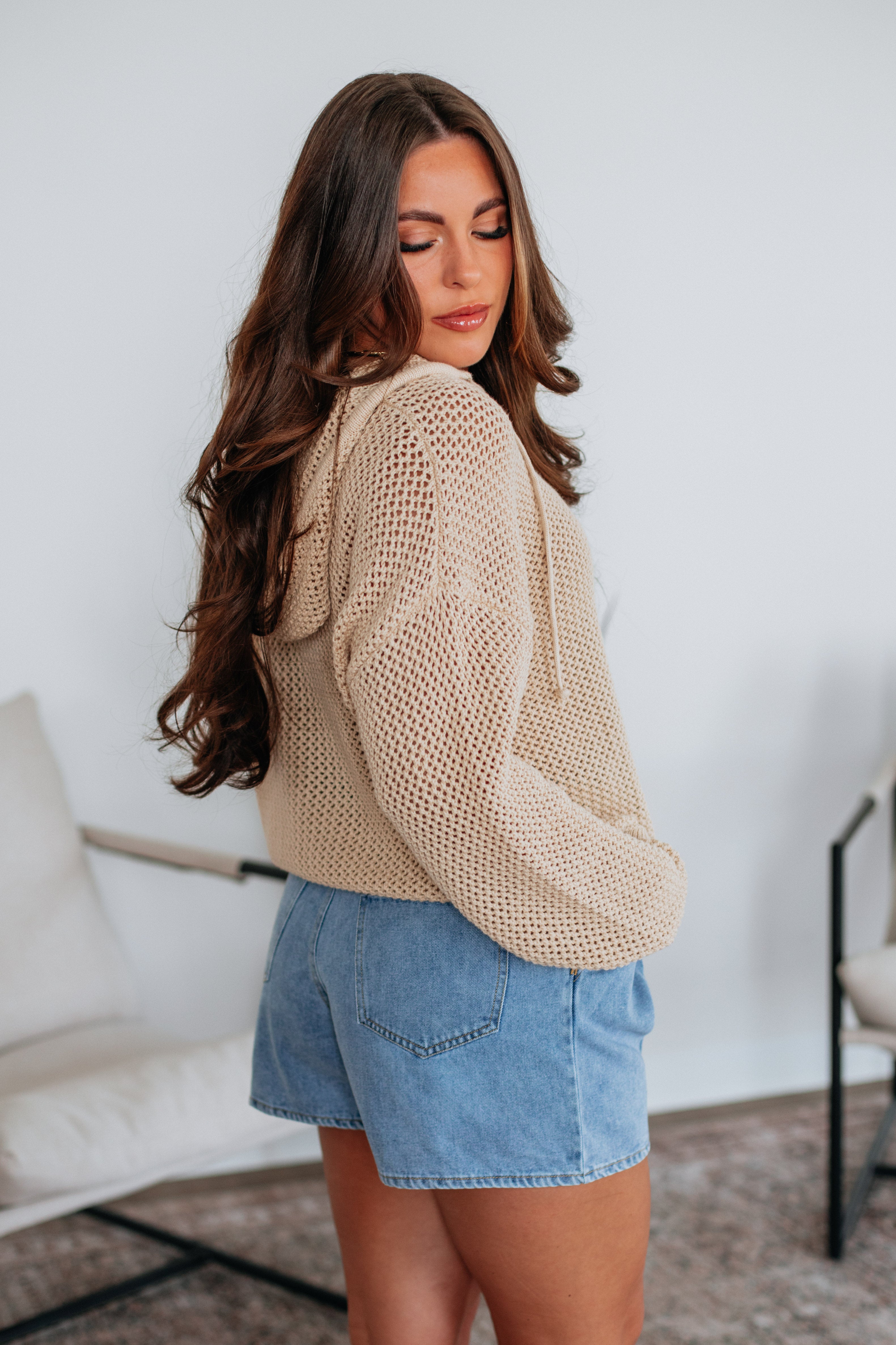 Callum Knit Pullover Sweater for Women - Soft & Cozy Taupe Winter Sweater | Perfect for Casual Outfits, Office Wear & Holiday Gatherings