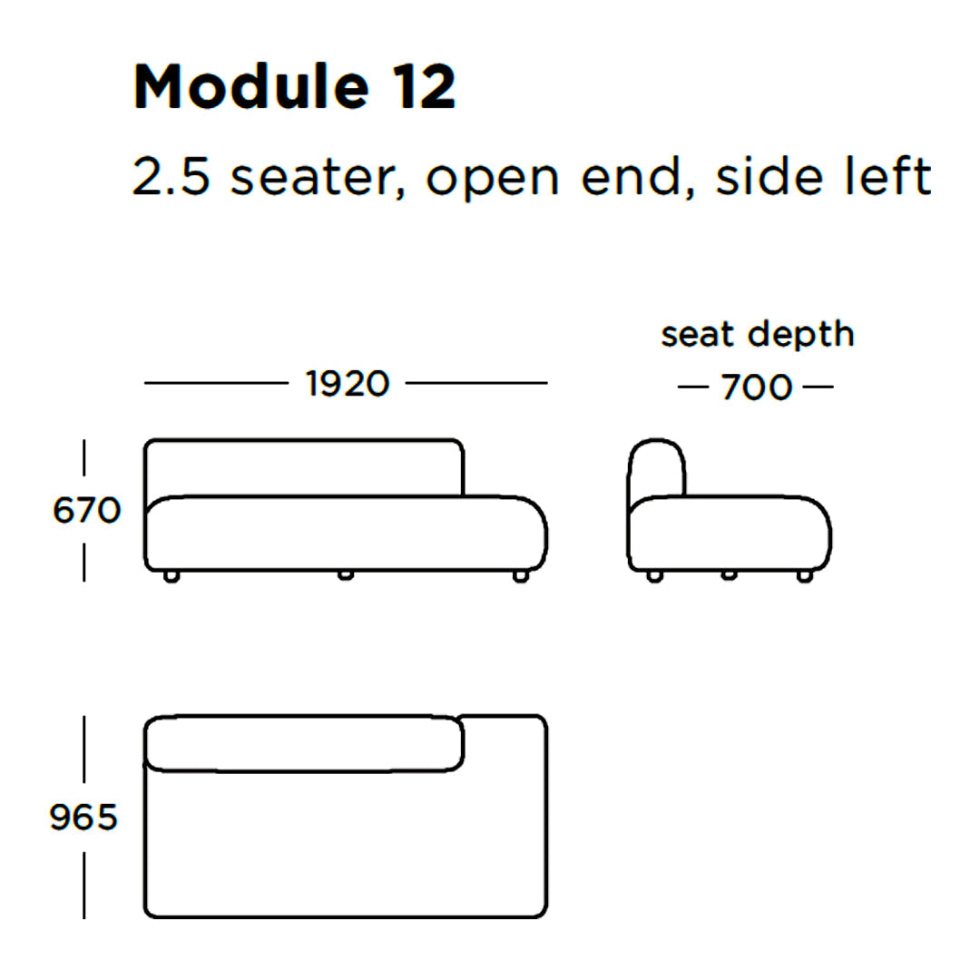Boketto Modular Sofa Set - 9 & 16 Piece Configurable Sectional Couch for Living Room, Home Theater & Office Lounge - Modern Comfortable Furniture