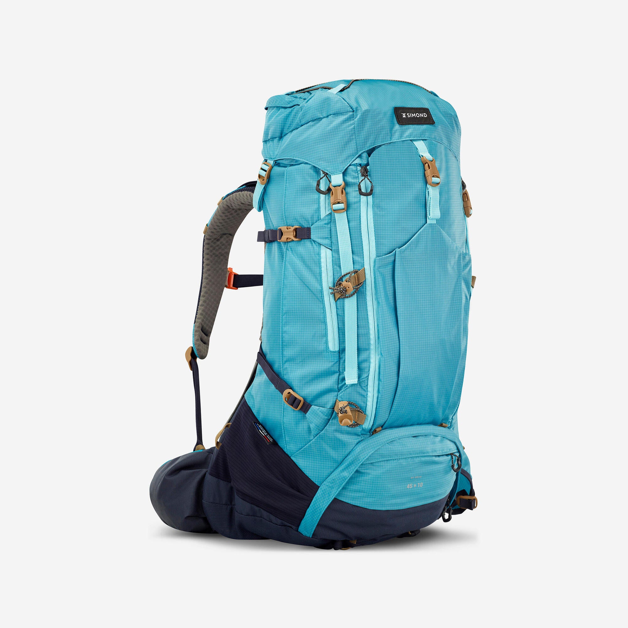 Simond Women's MT500 Air 45+10L Lightweight Hiking Backpack - Waterproof Travel Backpack for Camping, Trekking & Outdoor Adventures