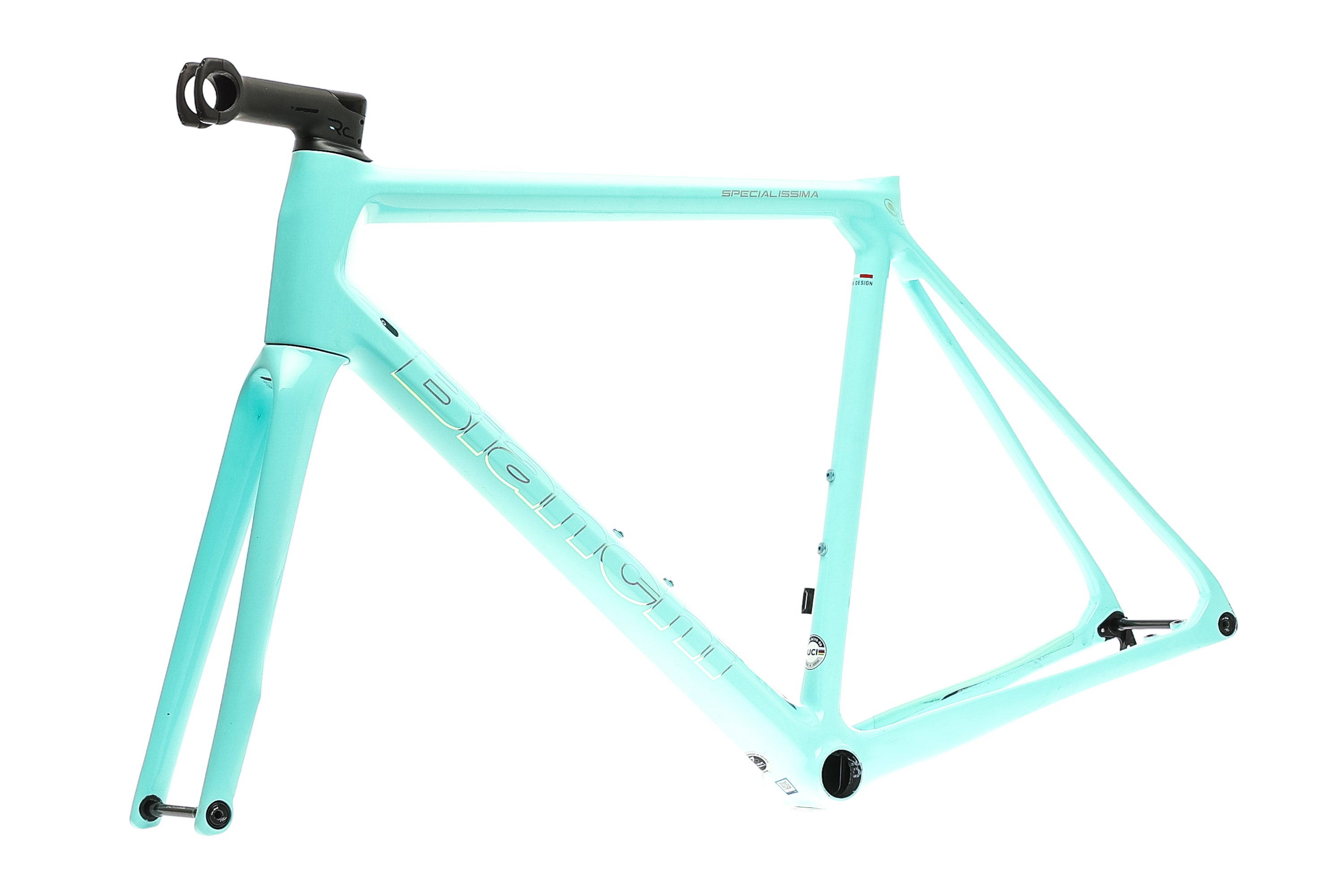 Bianchi Specialissima 57cm Carbon Road Bike Frameset 2022 - Lightweight & High-Performance for Racing & Endurance Cycling