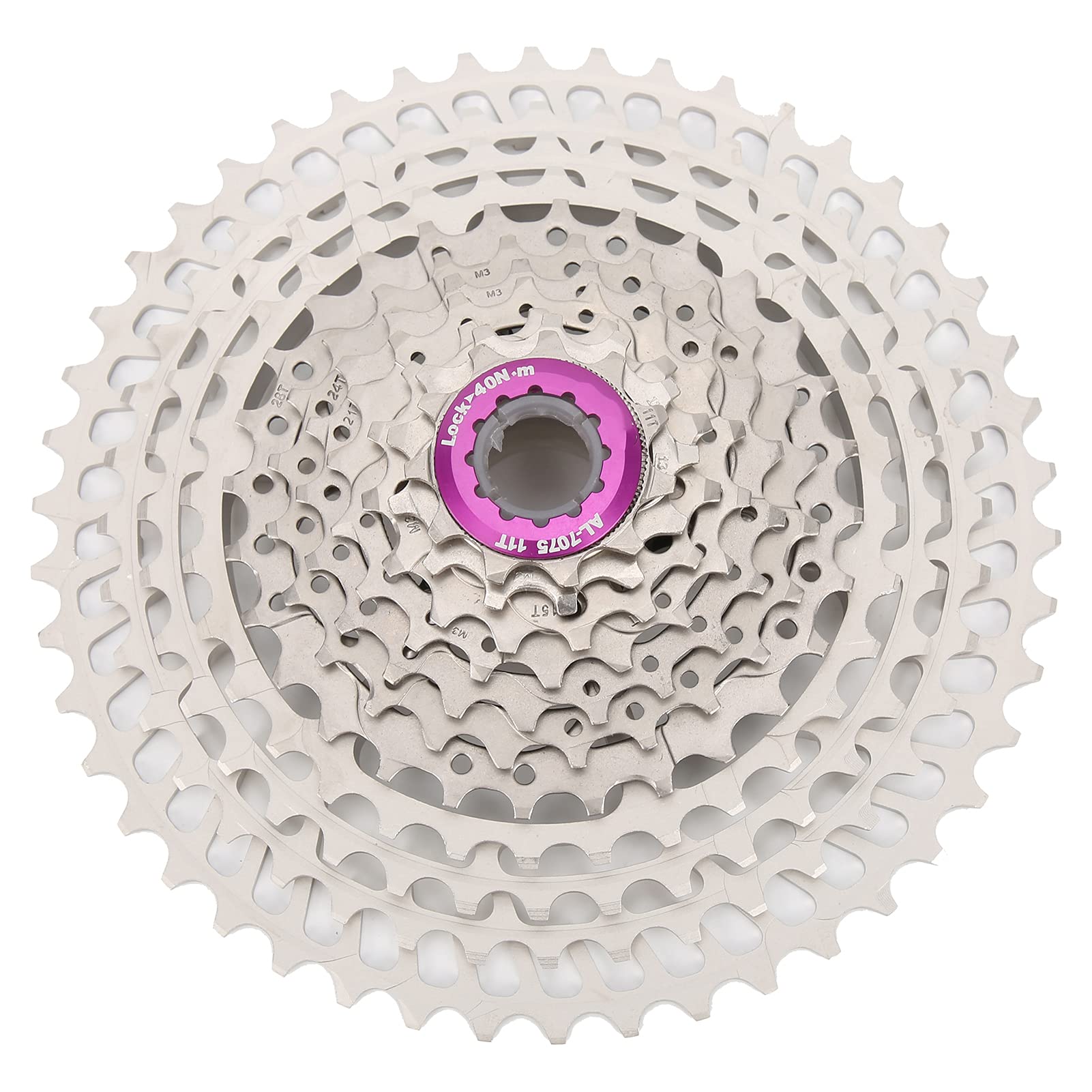 11-Speed Mountain Bike Cassette - Low Noise Aluminum Alloy & Steel Freewheel with Heat Resistance | Perfect for Trail Riding, Mountain Biking & Off-Road Cycling