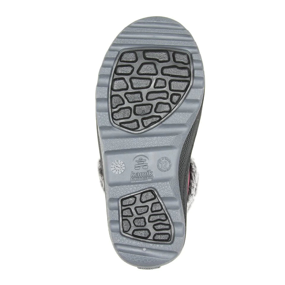 Kamik Grape Star 4 Youth Waterproof Winter Boots for Kids - Warm Snow Boots for Boys & Girls - Perfect for Outdoor Play, Snow Days & Cold Weather Adventures