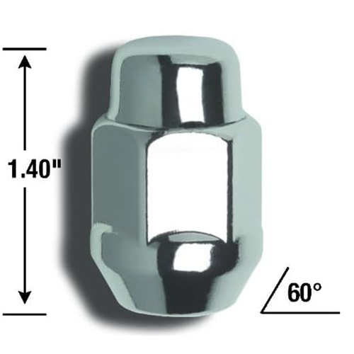 6LUG BULGE HT 13/16 1/2 WIK CHR Wheel Adapter - Heavy Duty Alloy Steel for Trucks & SUVs - Perfect for Off-Roading & Towing Applications