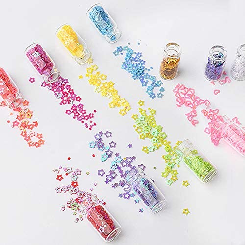 Belicia 48 Bottles 3D Nail Art Decorations - Rhinestones, Diamonds, Sequins, Glitter & Metal Crystal Beads Mix for Christmas Nail Designs (Small Bottle) | Perfect for DIY Manicure, Nail Salon, Party & Holiday Nail Art