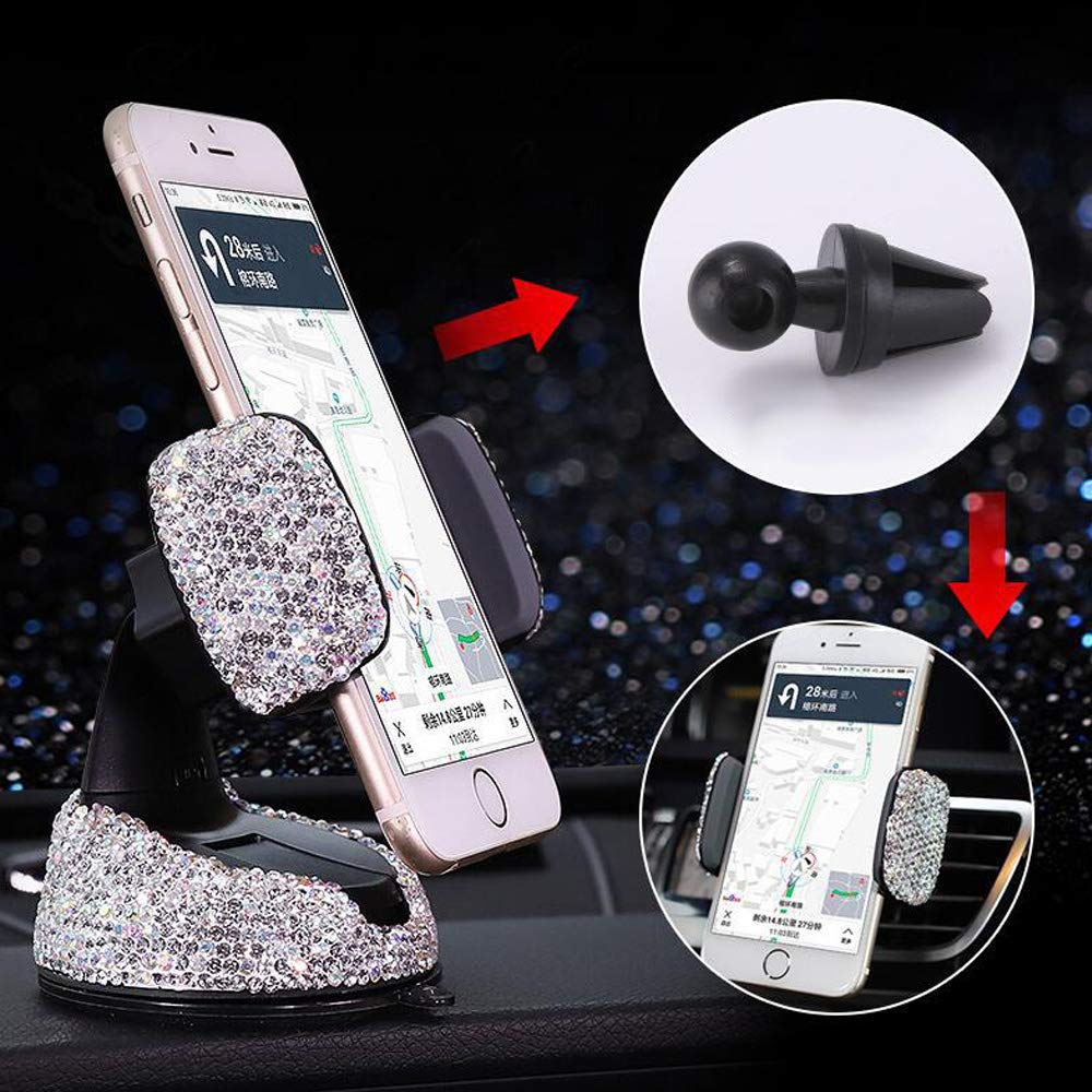 Universal Car Phone Holder - Adjustable 360° Rotation for 4-6.5