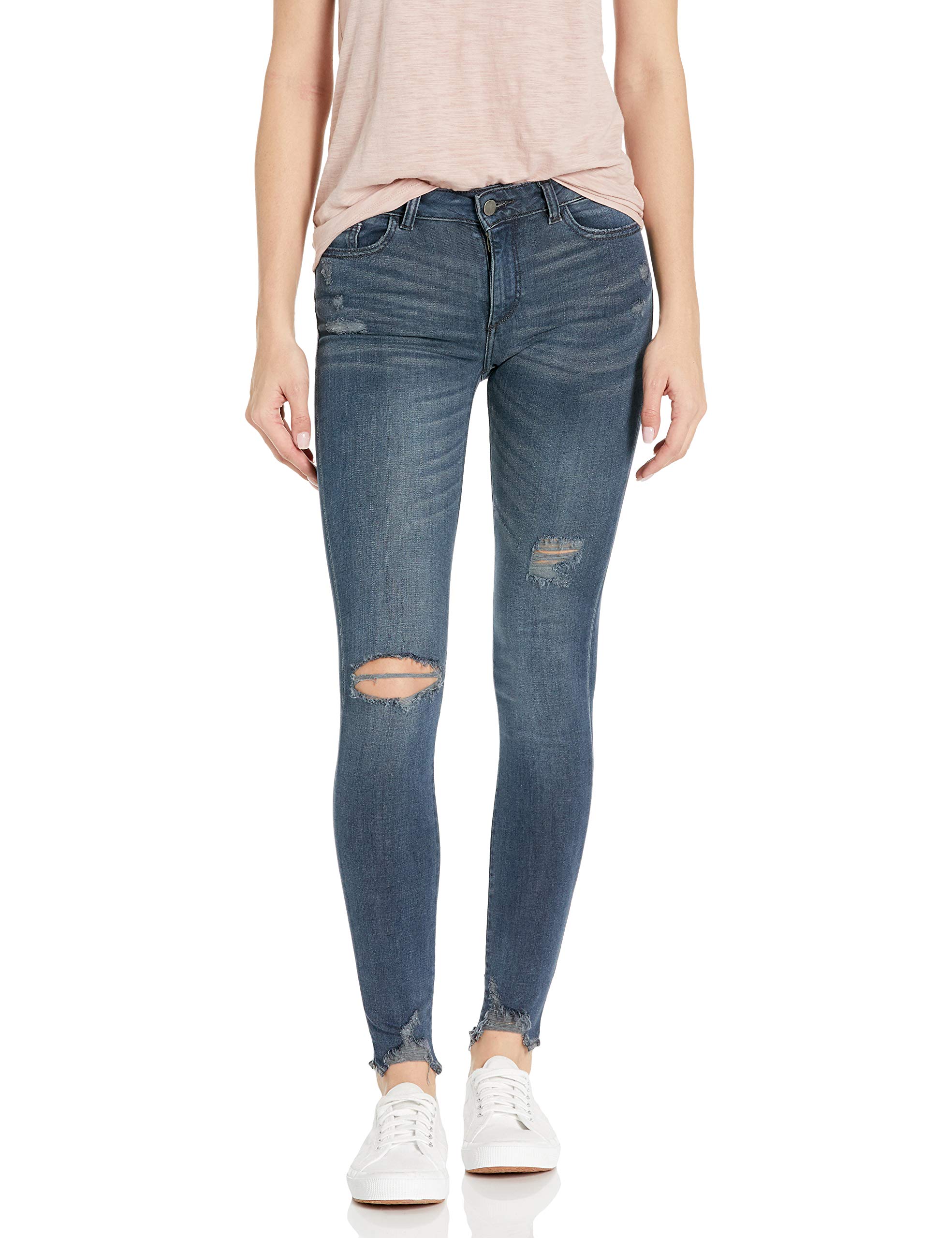 DL1961 Women's Emma Instasculpt Low Rise Skinny Fit Jeans - Stretchy Denim Pants for Everyday Comfort | Perfect for Work, Casual Outings & Date Nights