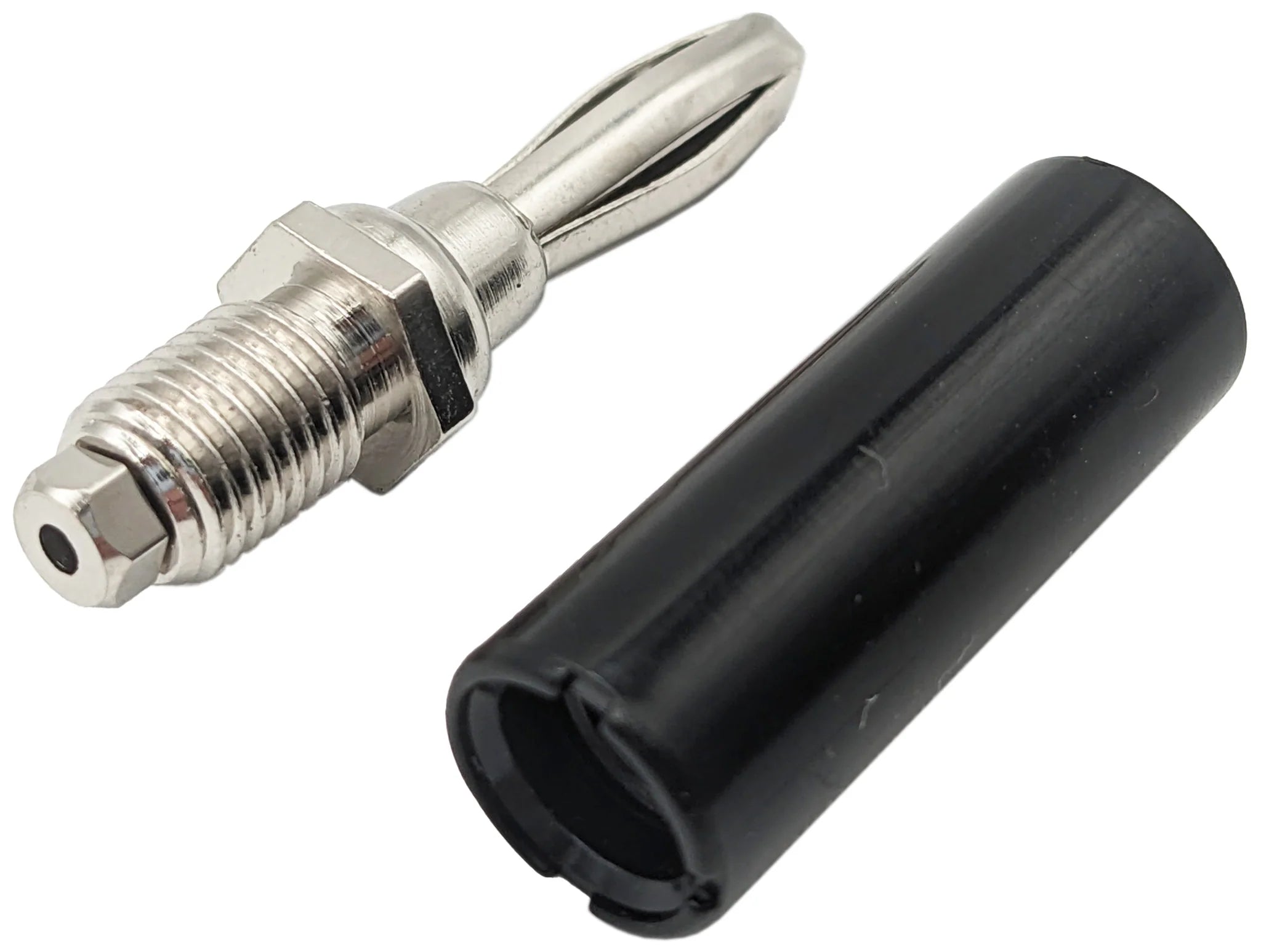 Premium Black Insulated Banana Plugs 1.8