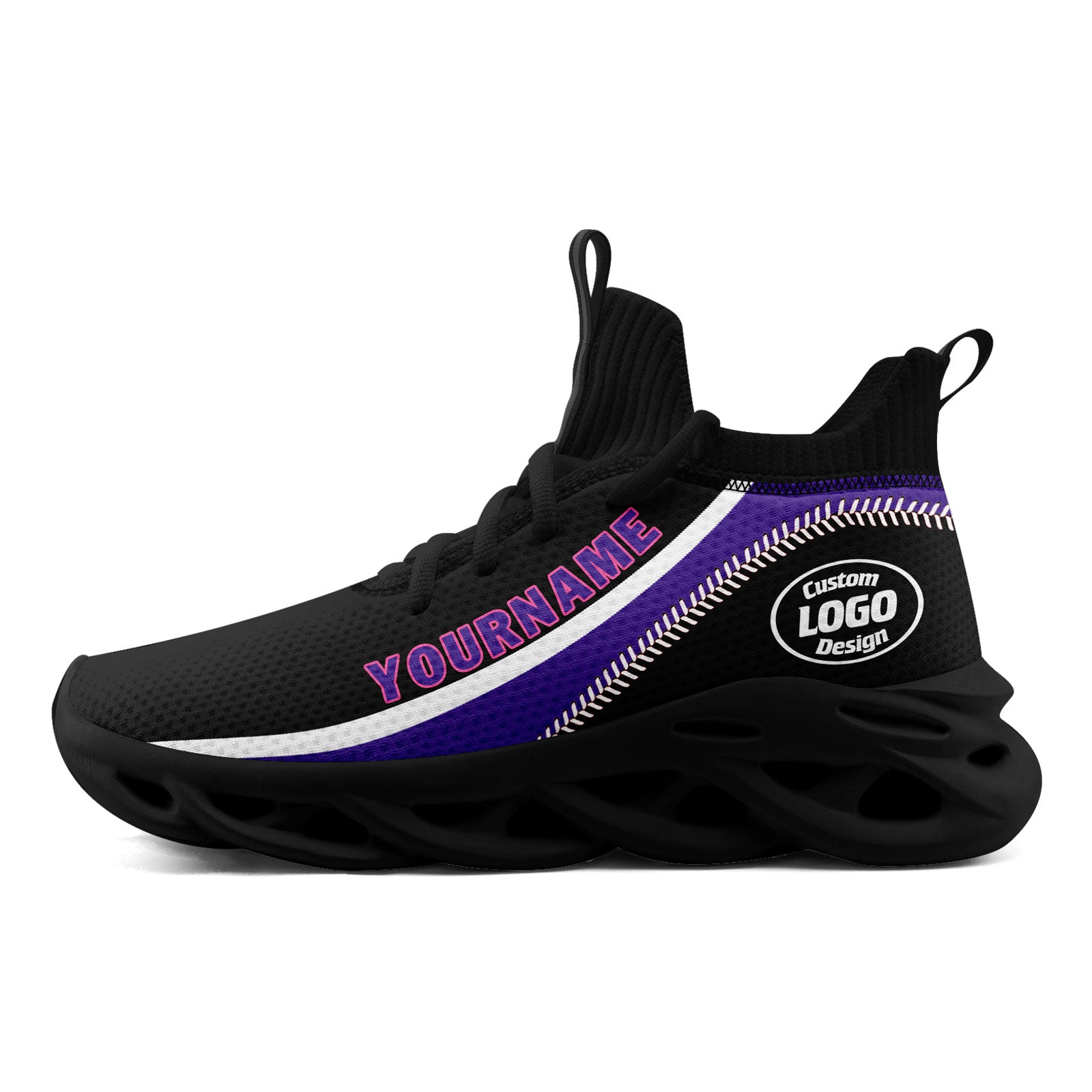 Custom Maxsoul Personalized Sneakers for Men & Women - Breathable Comfort Running Shoes FN030A D028016 Size 12 | Gym, Workout, Walking & Casual Wear
