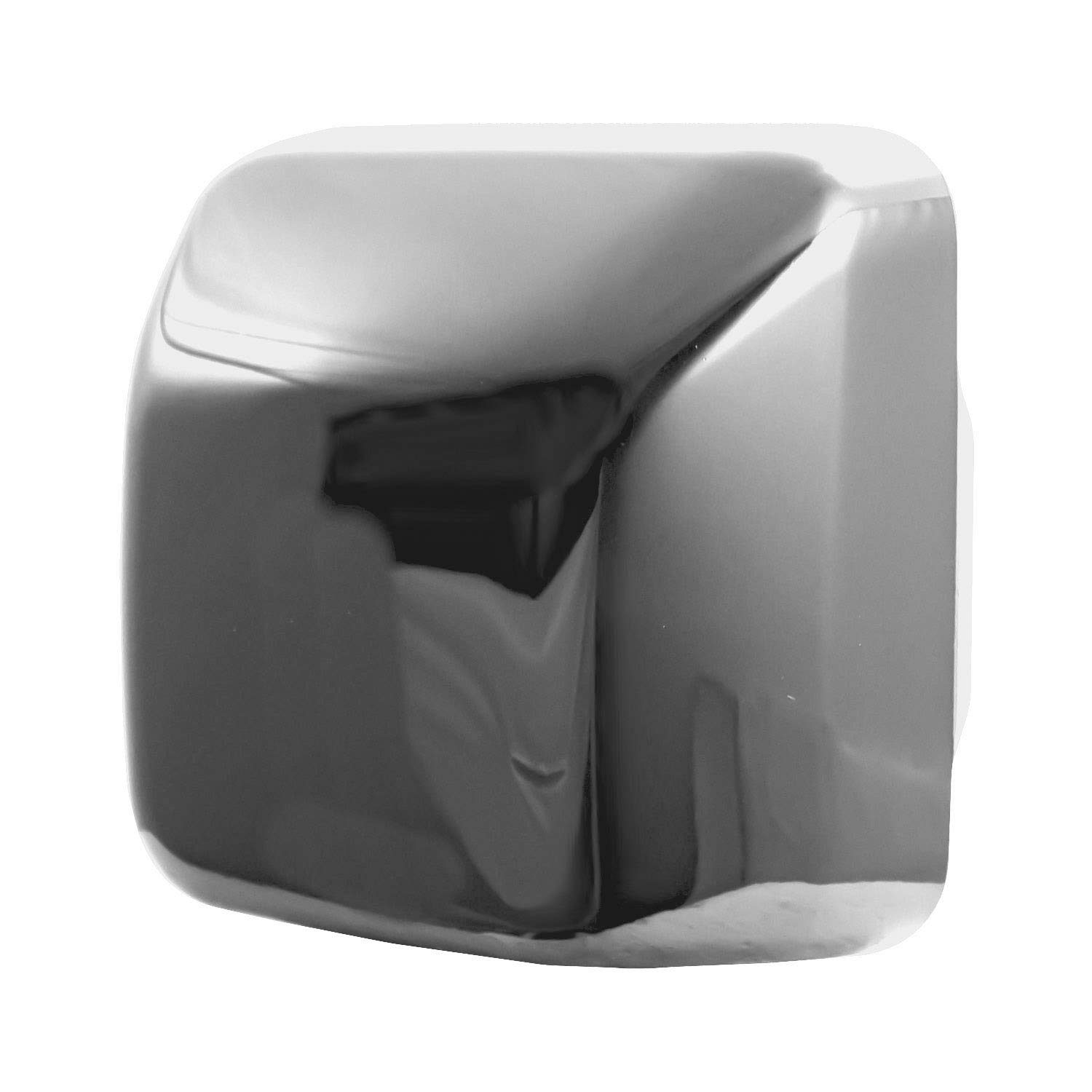 Set of 2 Chrome Top Half Replacement Mirror Covers for Jeep Wrangler JL (2018-2025) | Durable Exterior Upgrade for Off-Roading & Daily Driving