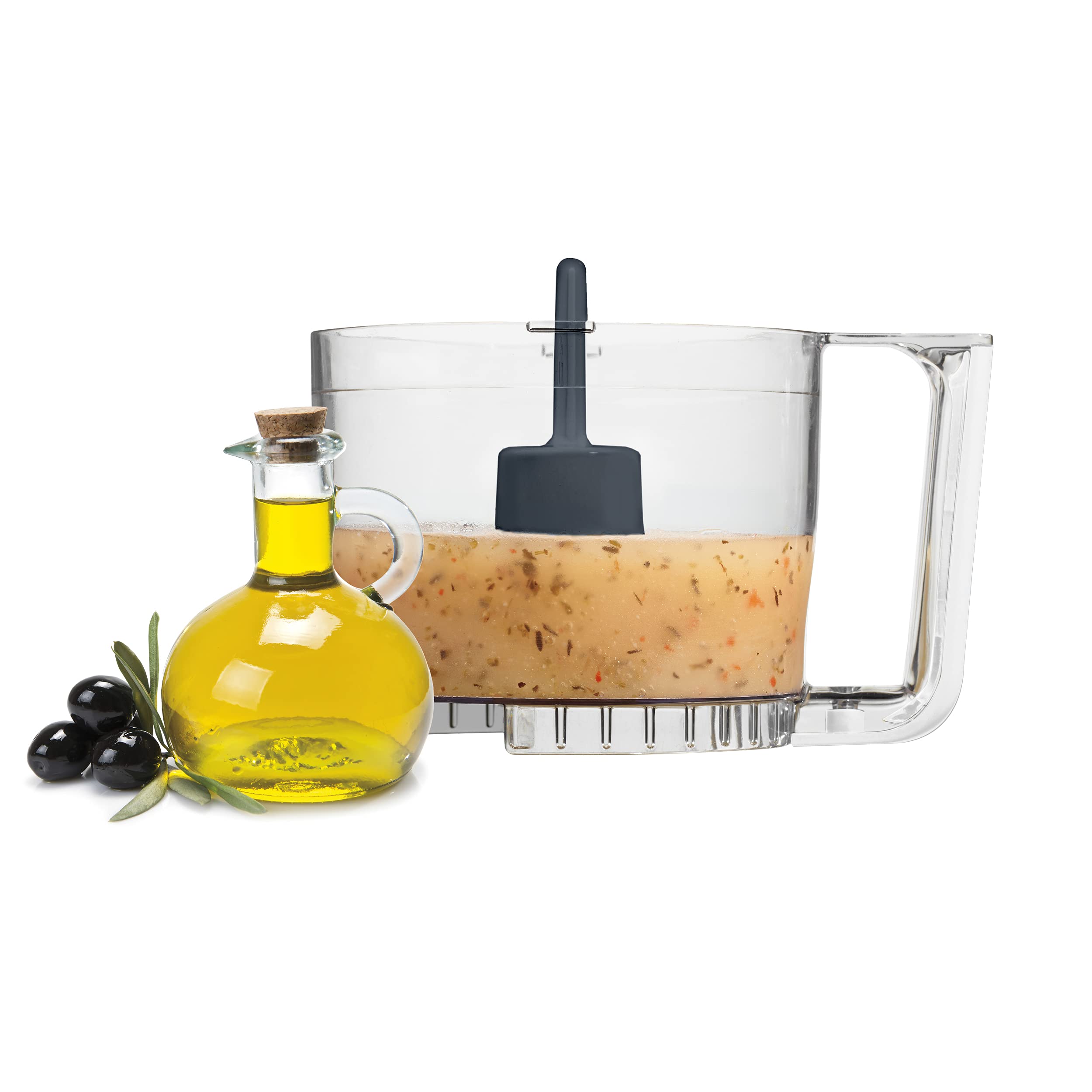 Cuisinart Mini Prep Plus Food Processor - 3 Cup Capacity, White (DLC-2AC) - Perfect for Chopping, Mixing & Pureeing Small Batches in Your Kitchen