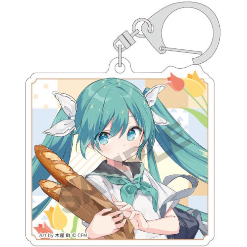 Hatsune Miku Hannari Kyoto Style Acrylic Keychain - Anime Collectible Figure for Cosplay Fans | Perfect for Keychains, Bag Charms & Anime Merch Collection