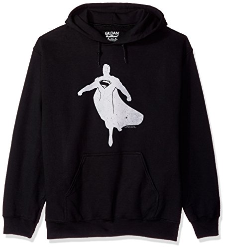Trevco Men's Batman V Superman Hoodie Sweatshirt | DC Comics Graphic Pullover | Casual Wear & Cosplay Costume for Superhero Fans