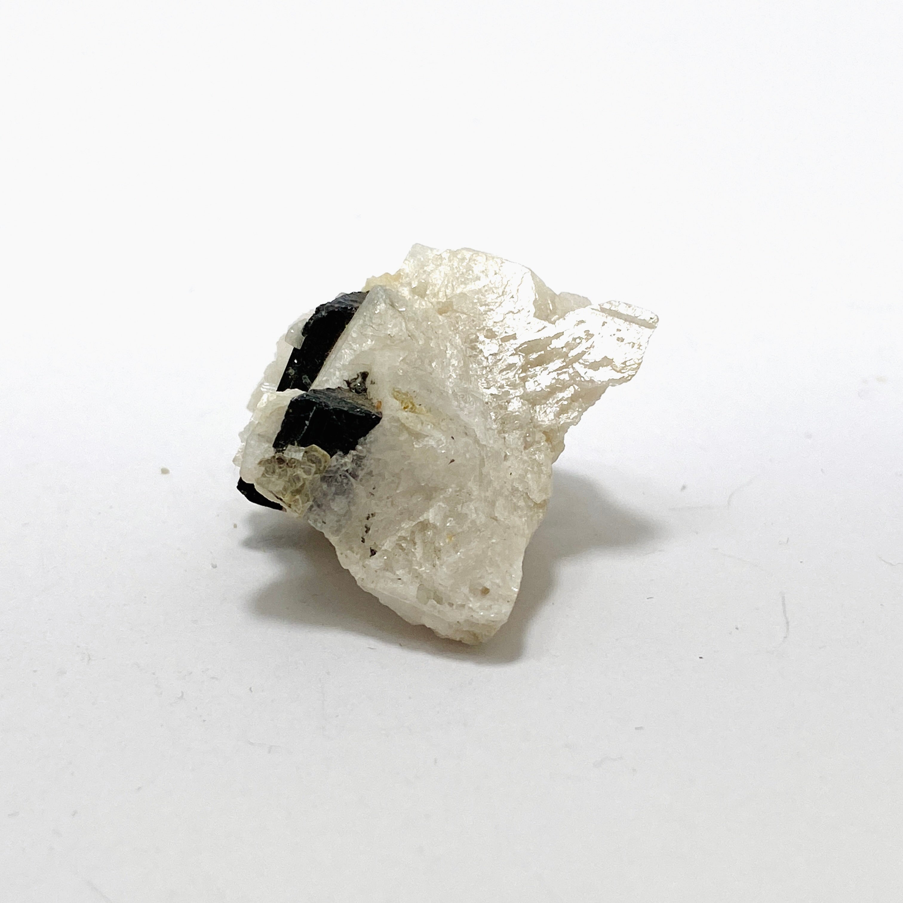 Natural Black Tourmaline Crystal Specimen - BTS 15 | Healing Stone for Protection, Grounding & Negative Energy Removal | Perfect for Meditation, Home Decor & Mineral Collection