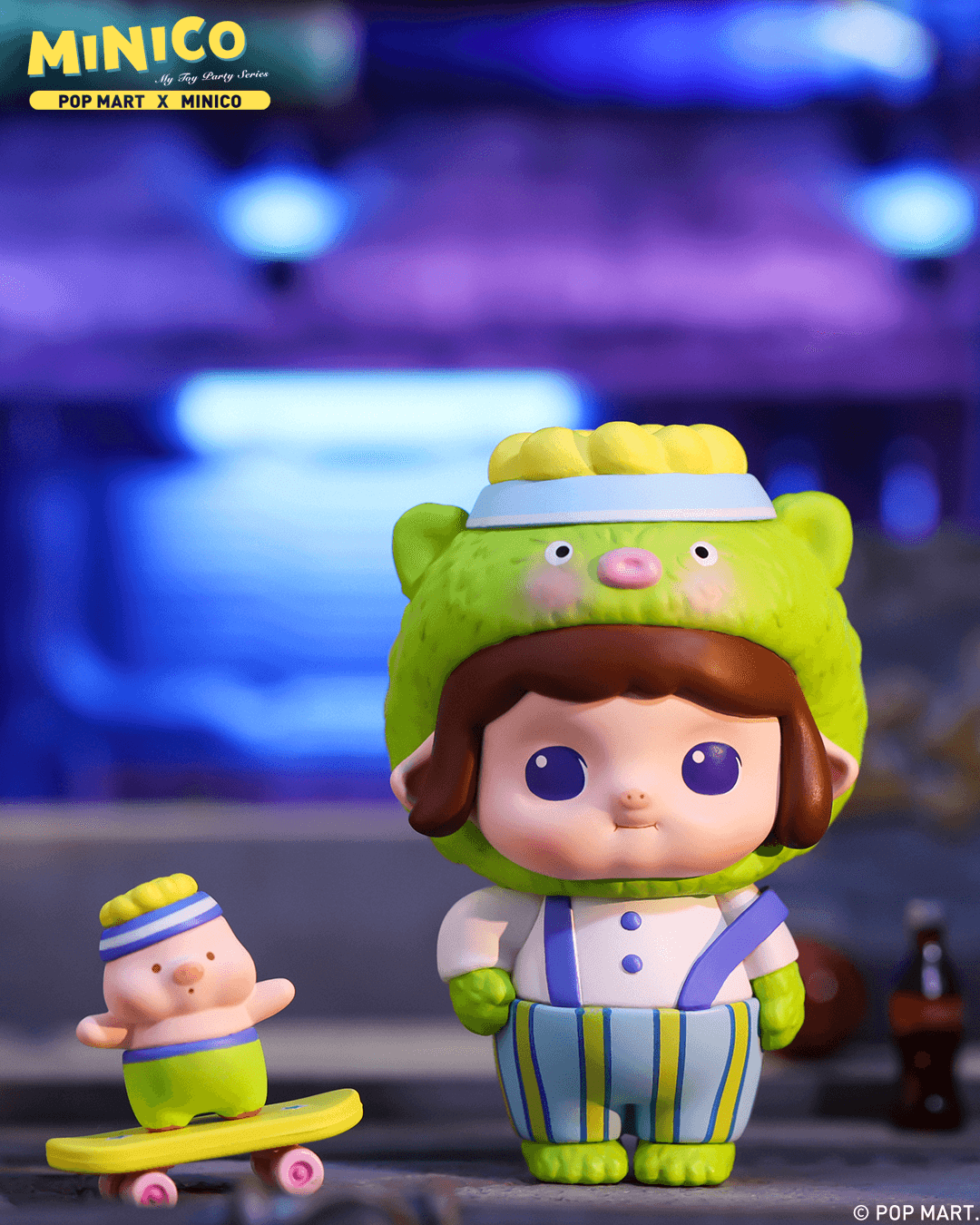 POP MART Minico My Toy Party Series Blind Box Collectible Figures - Cute Mini Vinyl Toys for Display & Gifts | Perfect for Party Favors, Desk Decor & Anime Collections