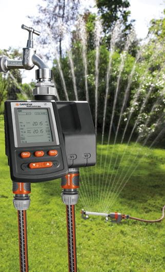 Gardena MultiControl Duo 1874-20 Water Timer - Dual Outlet Smart Irrigation Controller for Garden & Lawn - Perfect for Automated Watering Systems & Drip Irrigation