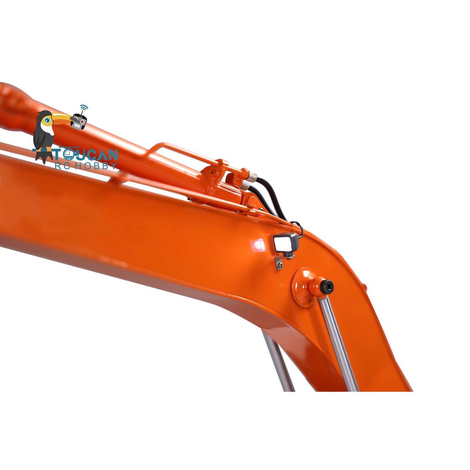 1/12 Scale DIM H3 360 RC Excavator Toy - Metal Hydraulic Construction Vehicle with Tracked Chassis, LED Light System, ESC Motor & Servo Valve - Perfect for Construction Simulation, RC Hobbyists and Collectors