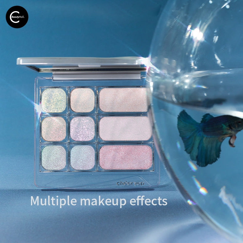 CHEERYEP Luminous Jade All-in-One Makeup Palette - Natural Glow for Eyes, Cheeks & Lips | Perfect for Everyday Wear & Special Occasions