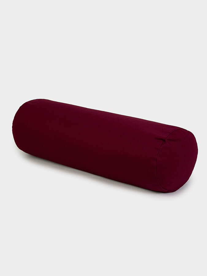 Organic Buckwheat Meditation Bolster Cushion for Yoga & Zen Relaxation - Eco-Friendly Support Pillow for Meditation, Yoga Studio, and Home Decor