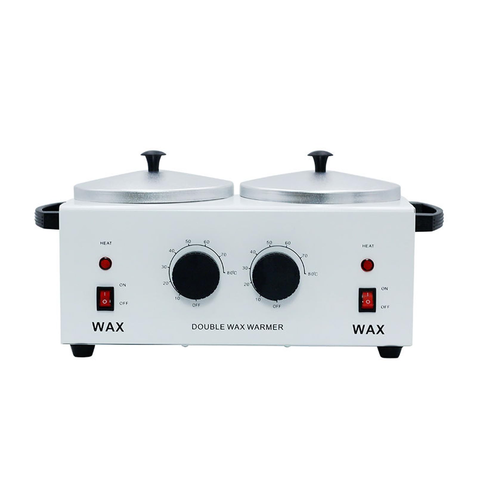 Portable Electric Wax Warmer with Double Pot Design - 1000ml Non-Stick Candle Wax Melter for Wax Beans, Blocks & Soft Wax - Perfect for Home Spa, Hair Removal & DIY Candle Making