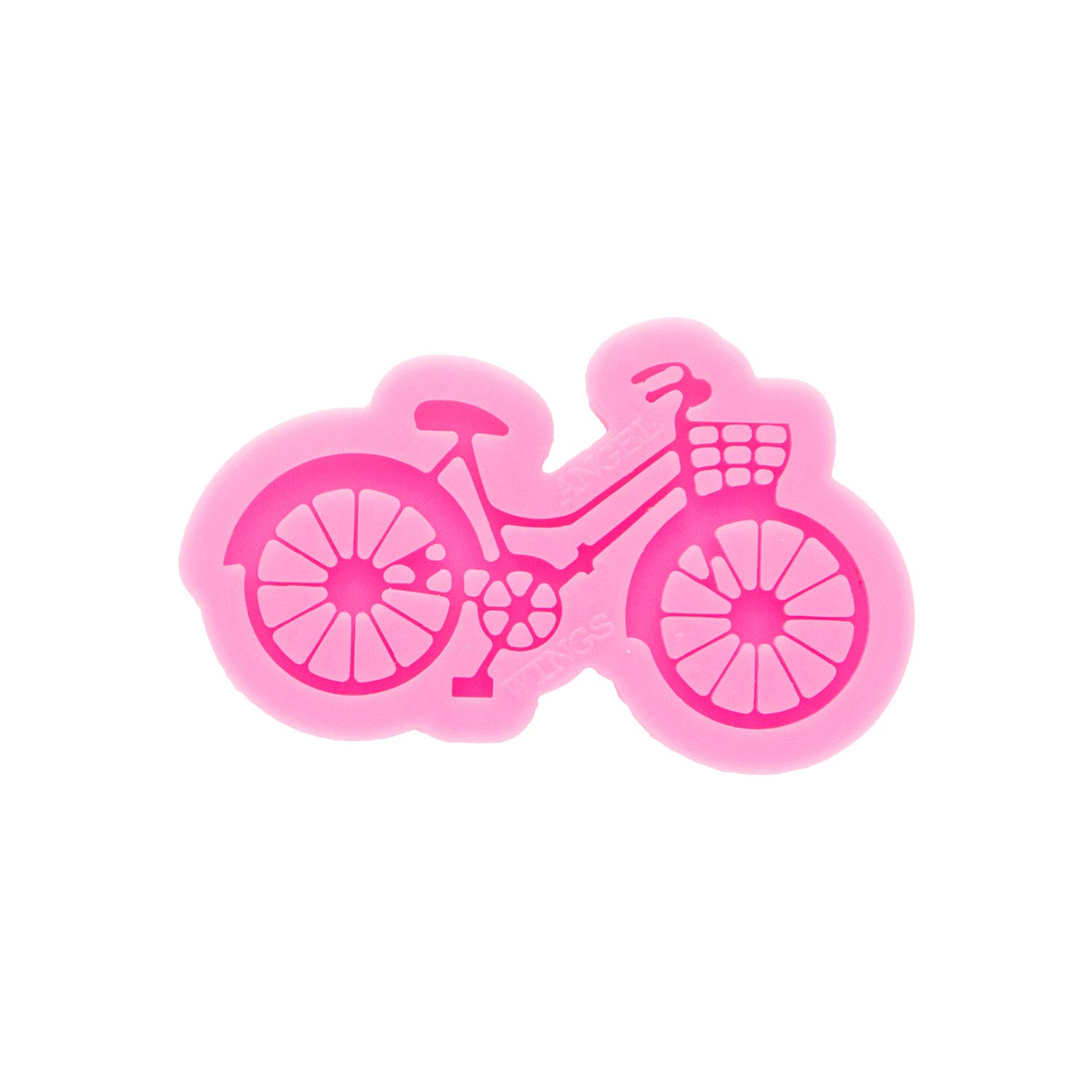 Shiny Angel Wings Bicycle Resin Molds - Silicone Epoxy Jewelry Making Molds for DIY Necklace & Polymer Clay Crafts - Perfect for Handmade Gifts & Home Decor