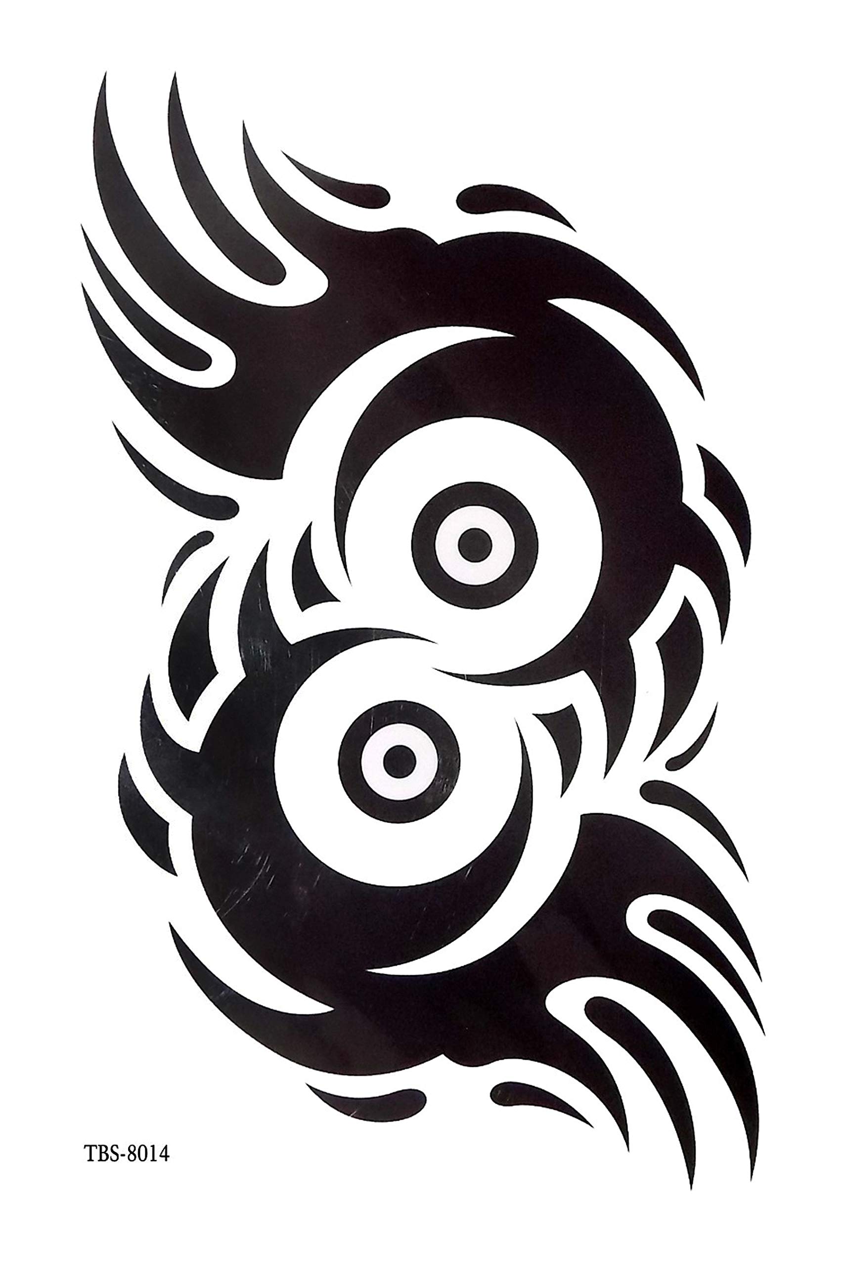 Waterproof Temporary Tattoo Stickers for Adults & Kids - 3D Realistic Flowers, Butterflies, Stars, Angels & Wolf Designs (19x12cm) | Perfect for Parties, Halloween Costumes & Body Art