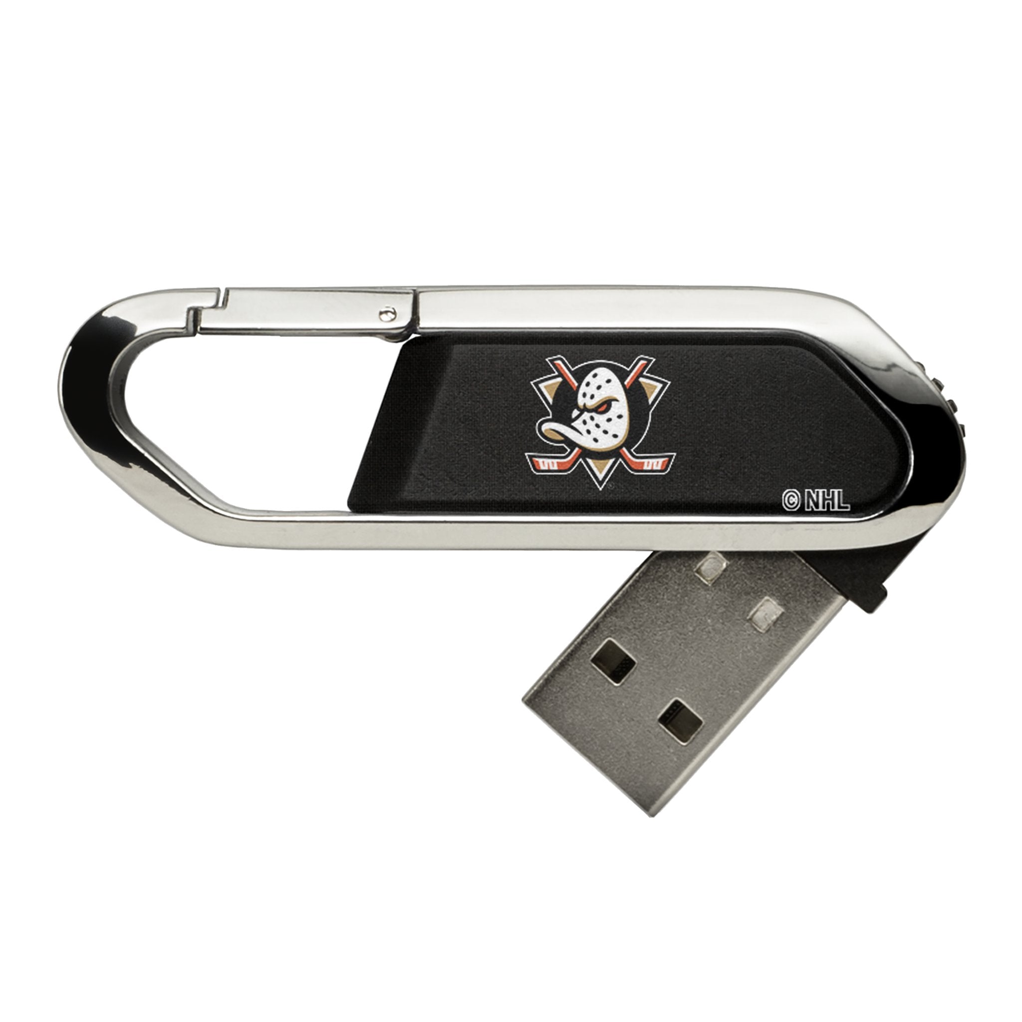 Anaheim Ducks USB Flash Drive 32GB - Clip Style Thumb Drive for Hockey Fans - Perfect for School, Office & Game Day Storage
